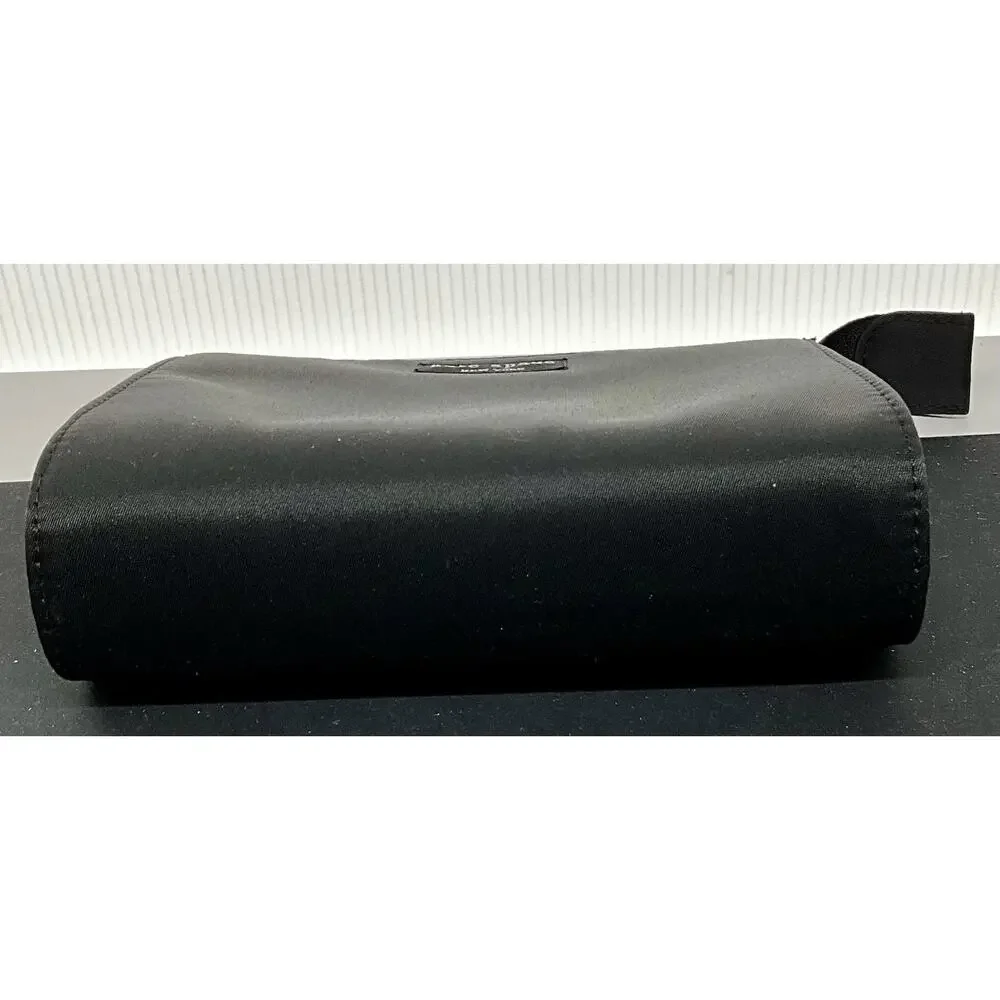 Kate Spade New York Black Cosmetics Pouch Makeup Bag - 5” x 6”